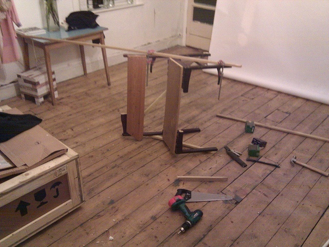 fixing, making, repair, wood, floor