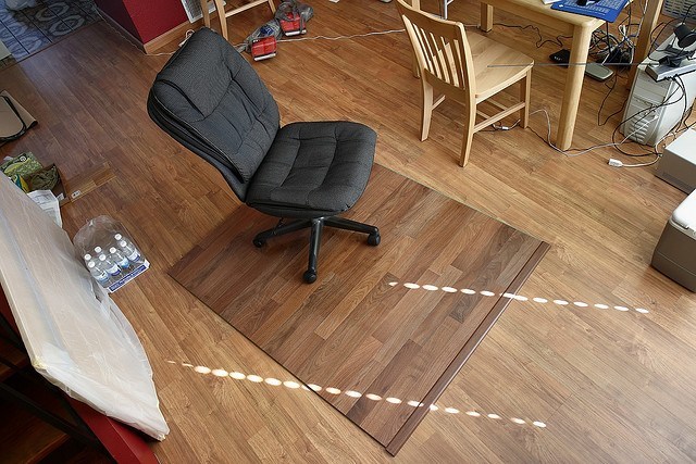 Making A Plywood Chair Mat, Carpet Chair Mat For Hardwood Floor