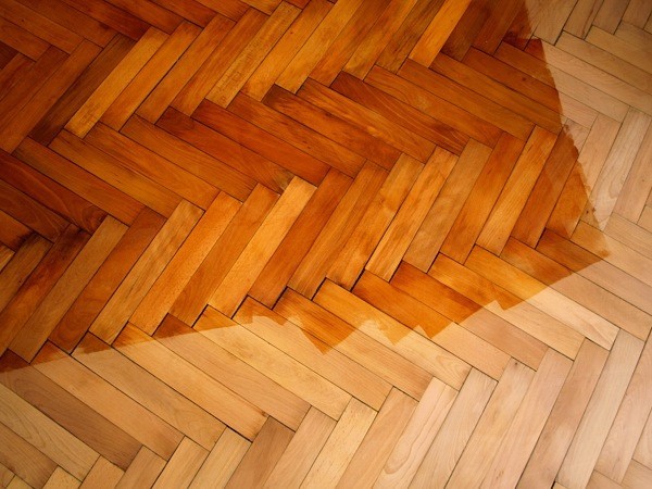 wooden, parquet, floor, working, varnishing, lacquer