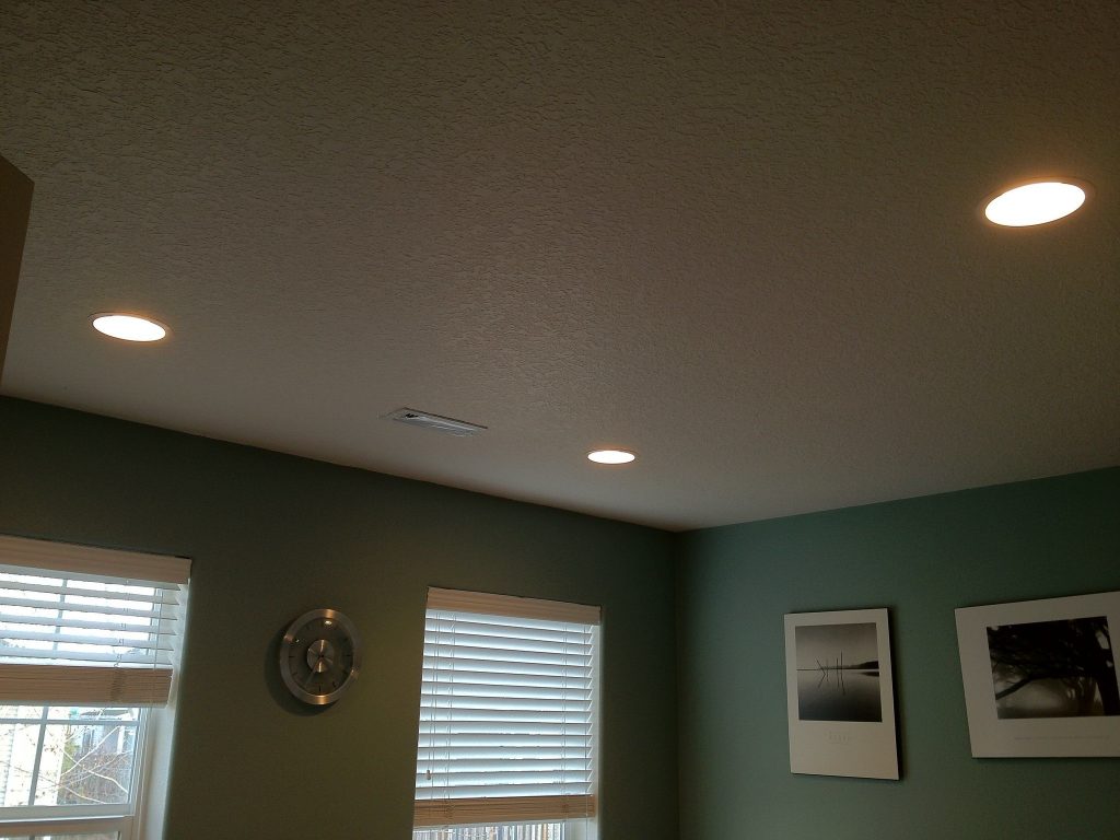 install lighting in kitchen ceiling without attic access