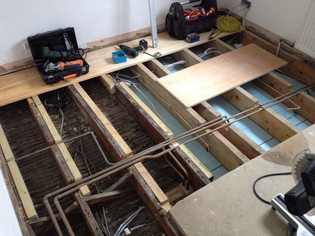 sistering floor joists with plywood