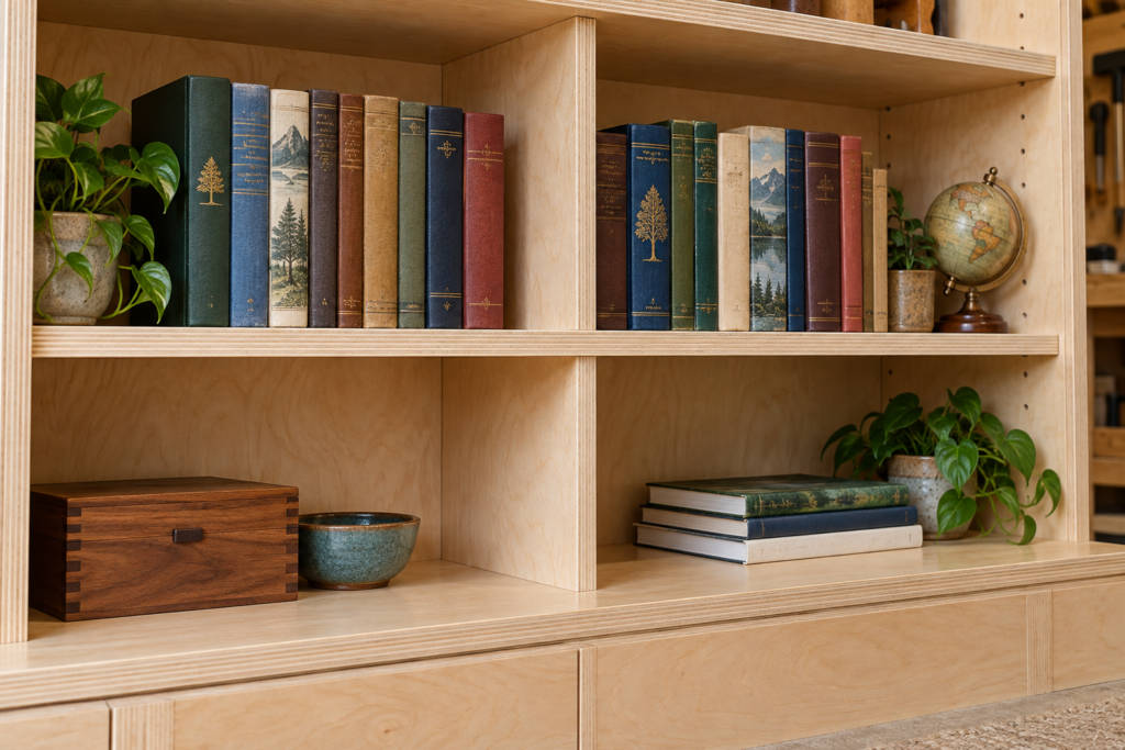 Comparison of three plywood shelf edge stiffeners with different depths