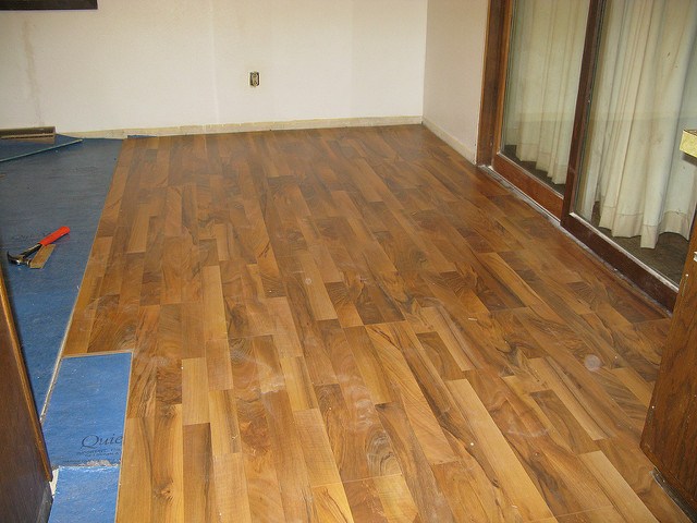 laminate floor, installing