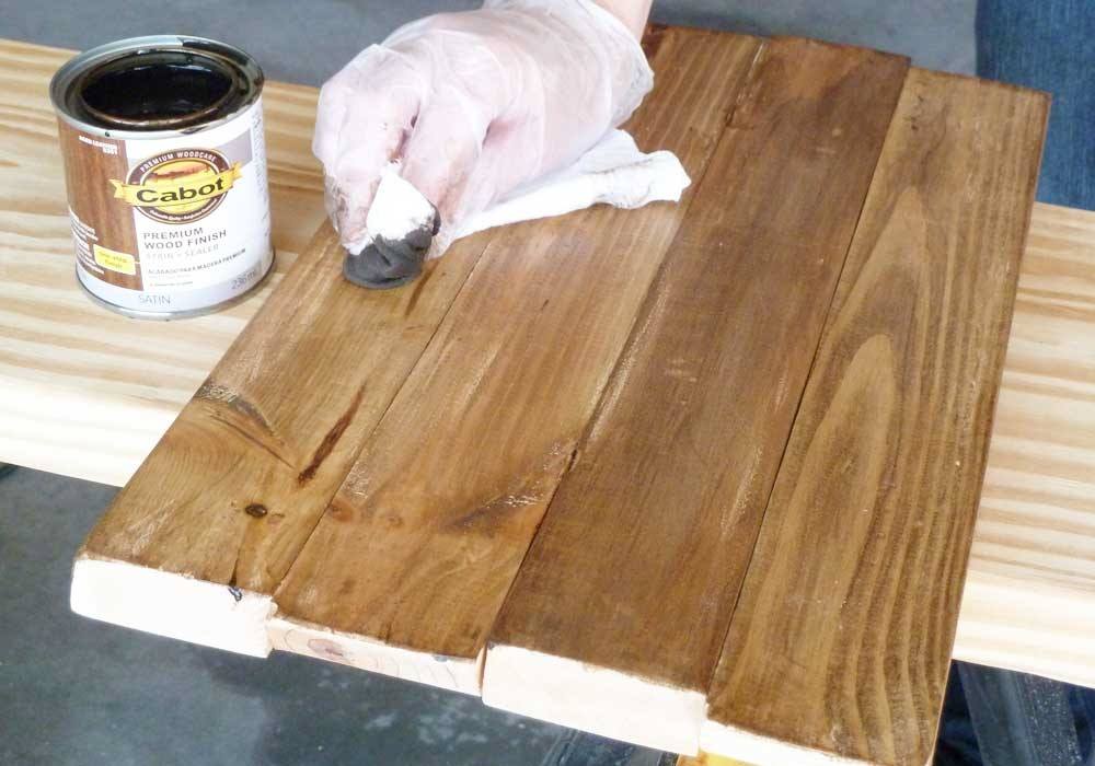 How to Stain Wood