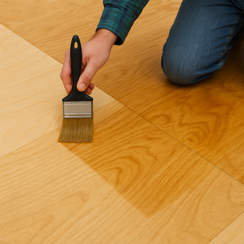 A sealed plywood surface lasts longer and prevents splinters.