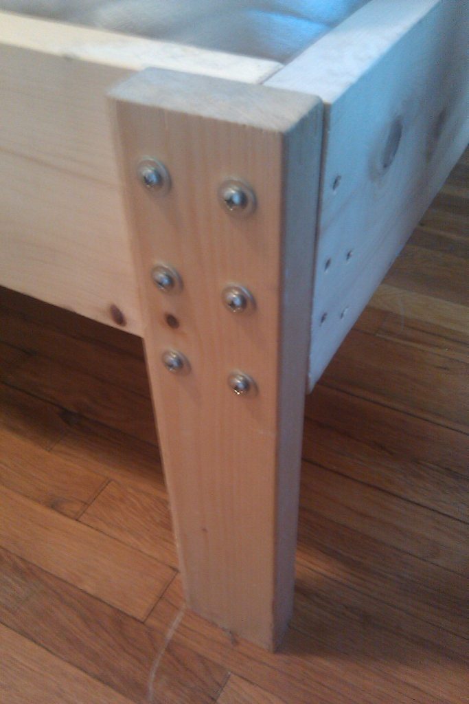 Wooden Bed Leg Theplywood Com, How To Fix A Bed Frame Leg