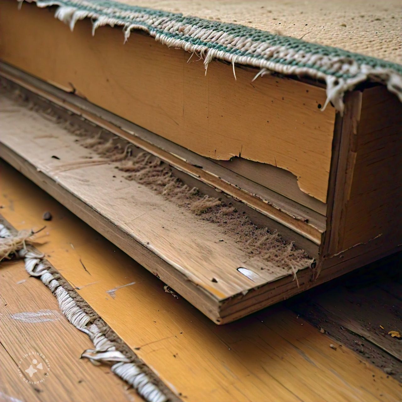 plywood under the carpet