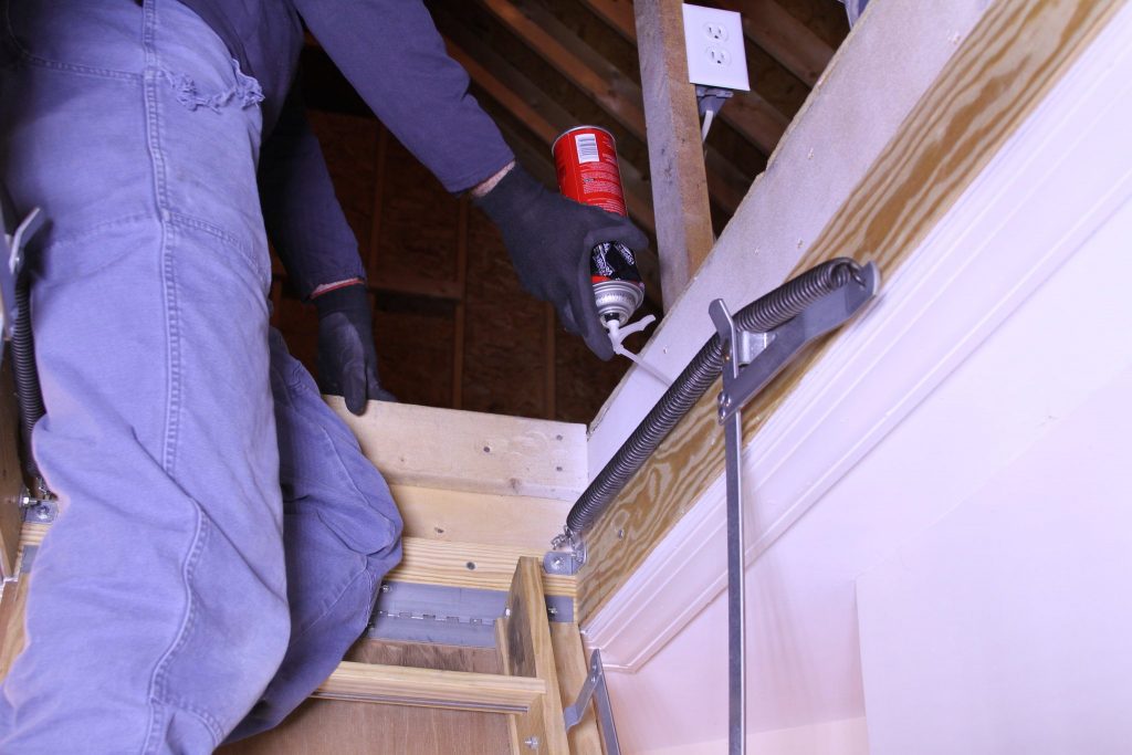 insulation, attic stairs