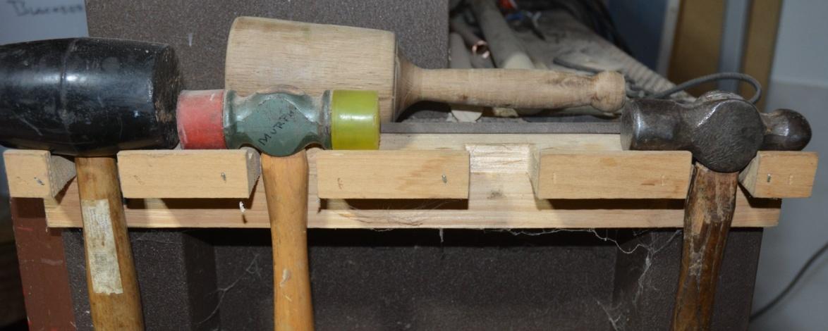 simple hammer rack