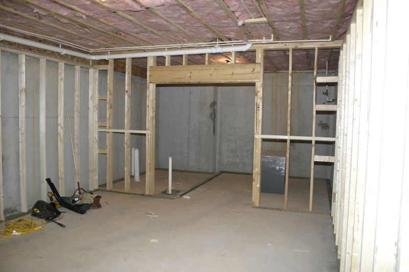 basement finishing, framing