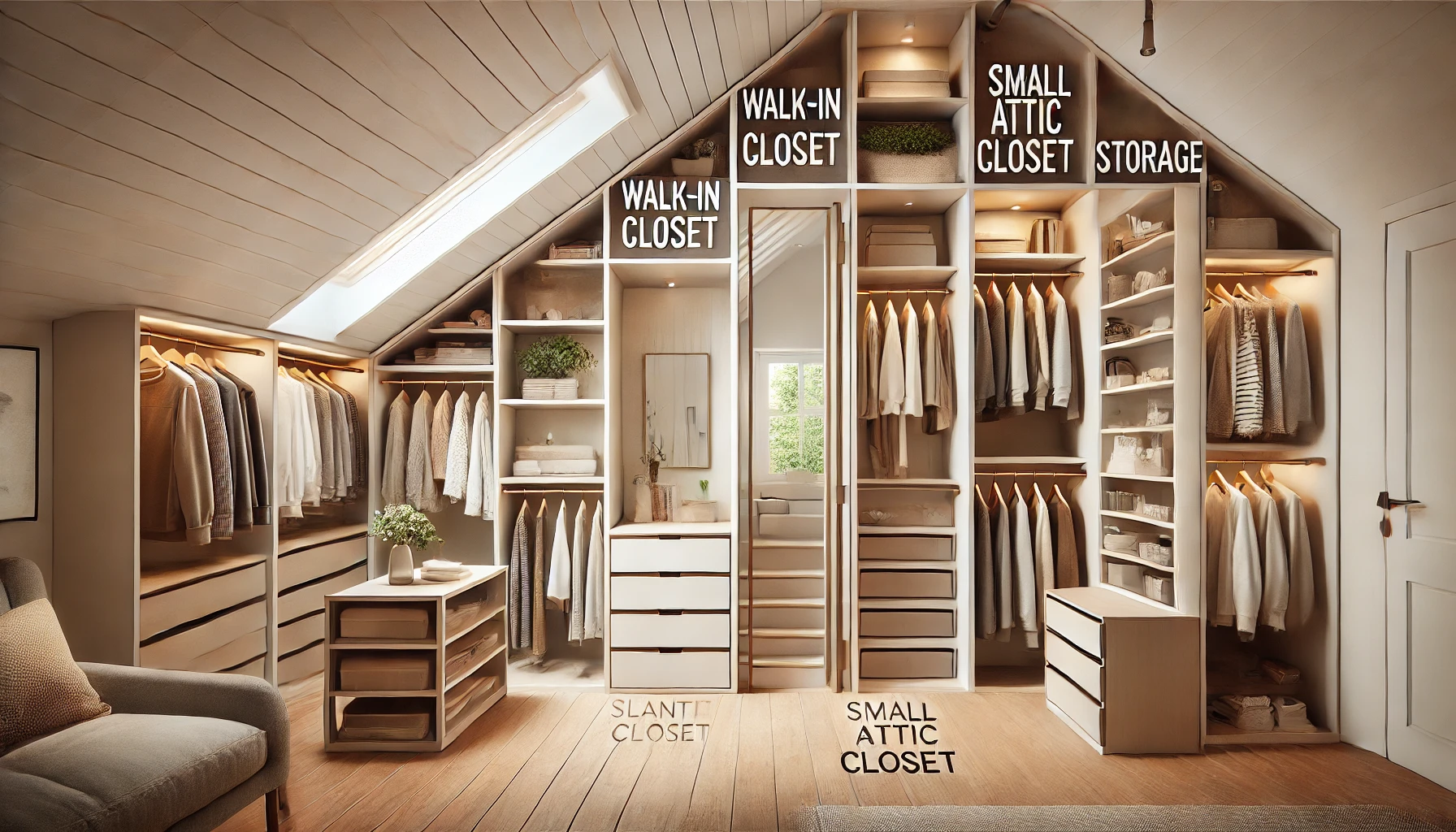 Transform Your Attic Into a Stylish and Functional Closet: Expert Tips ...