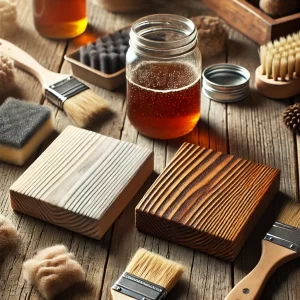 vinegar and steel woolstain