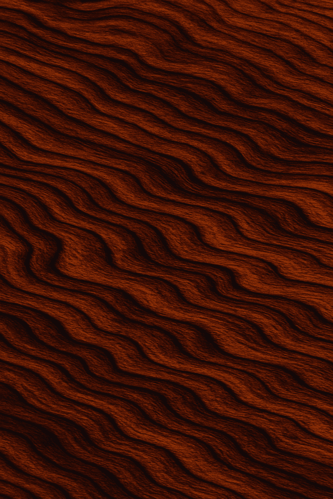 Detailed close-up of rare, exotic wood grain texture showing natural luxury and fine pattern