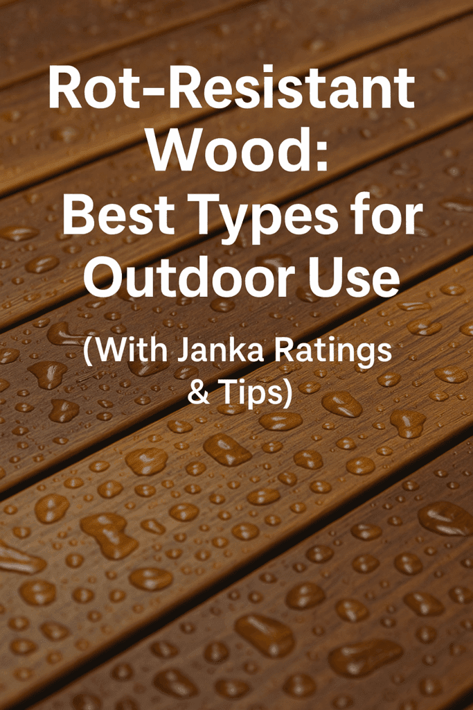 Teak deck showing rot-resistant properties in rainy conditions