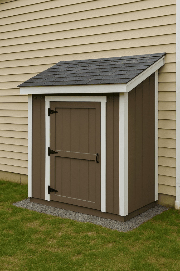 Framing a lean-to shed wall with pressure-treated 2x4s