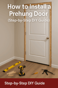 How to Install a Prehung Door (Step-by-Step DIY Guide)