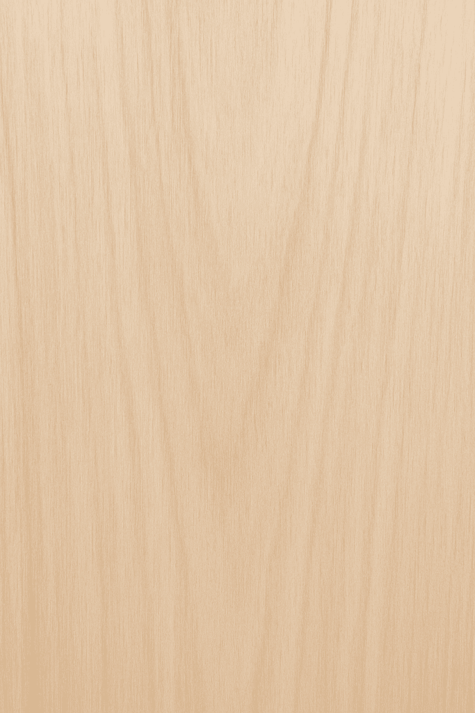 Close-up of a smooth sheet of Sande plywood showing tight, even grain pattern