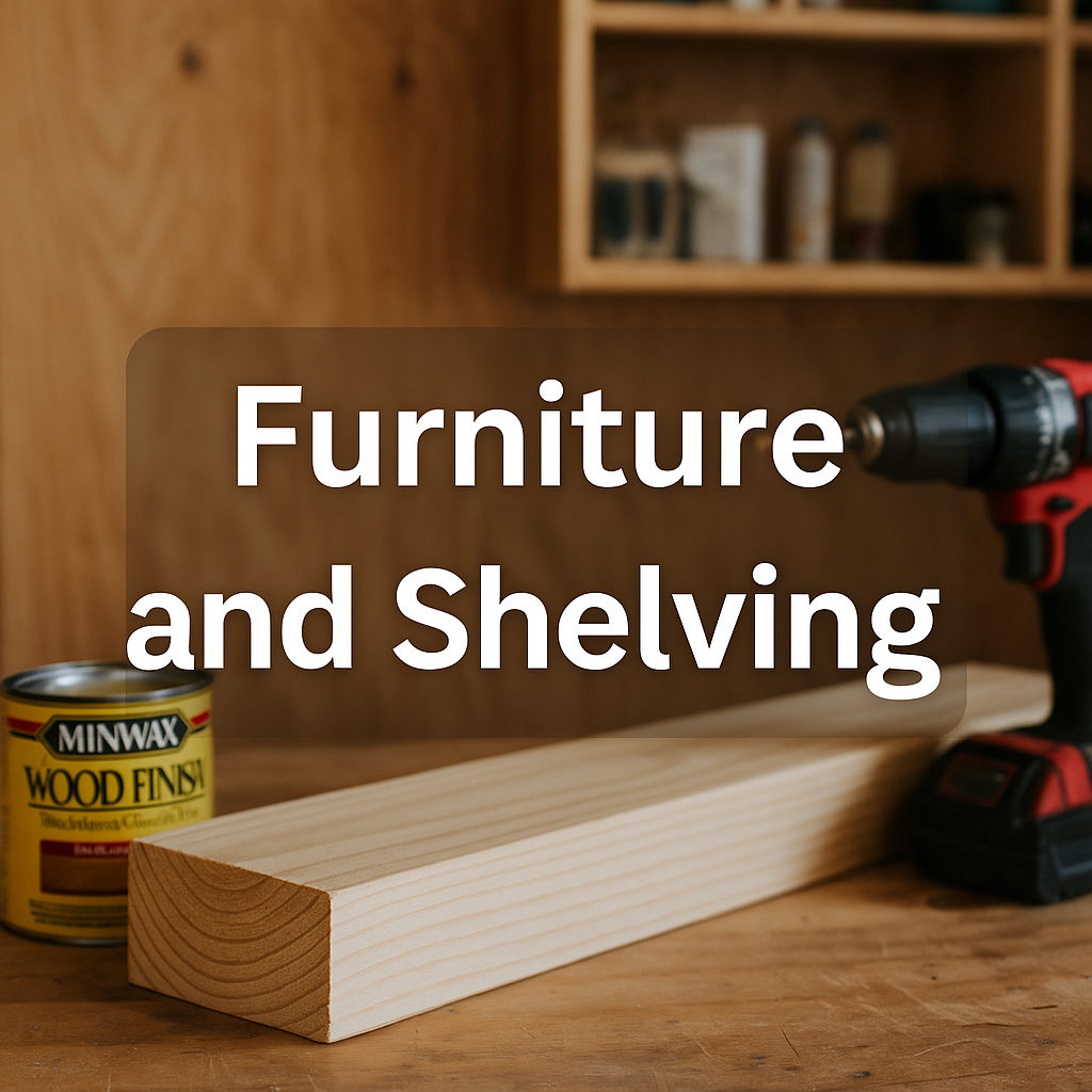 DIYer cutting a Radiata Pine board with a circular saw on a sturdy workbench.