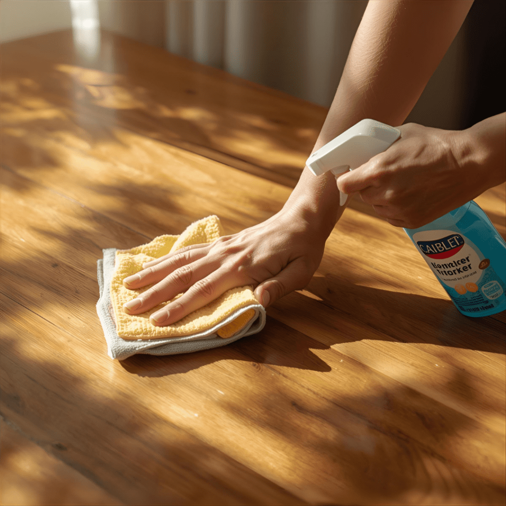 using natural wood cleaning products on furniture