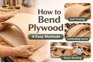 how to bend plywood using kerf cutting laminating and steam bending methods