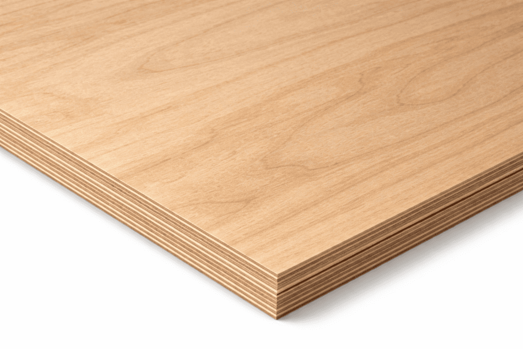 sande plywood sheet smooth hardwood grain surface generate image