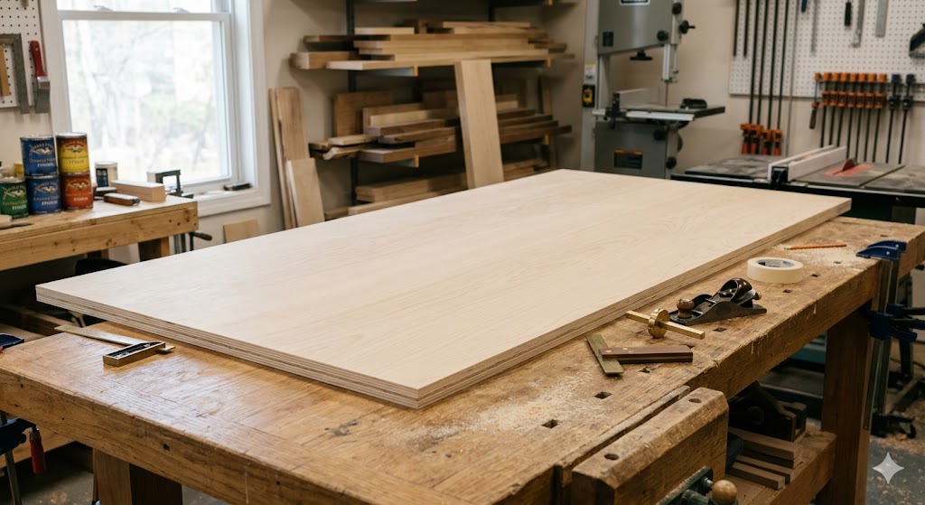 smooth hardwood veneer furniture grade plywood sheet