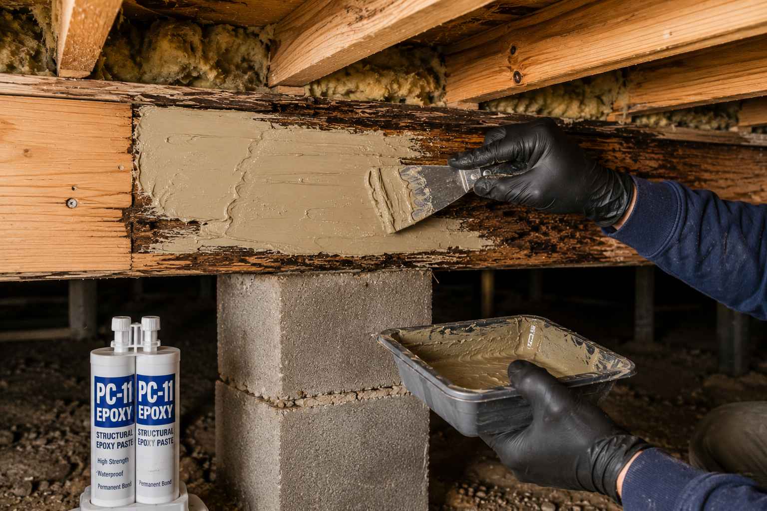 Rot Sheathing Rim Joist Rot Repair: How to Fix It Before It Takes Down Your Floor ...
