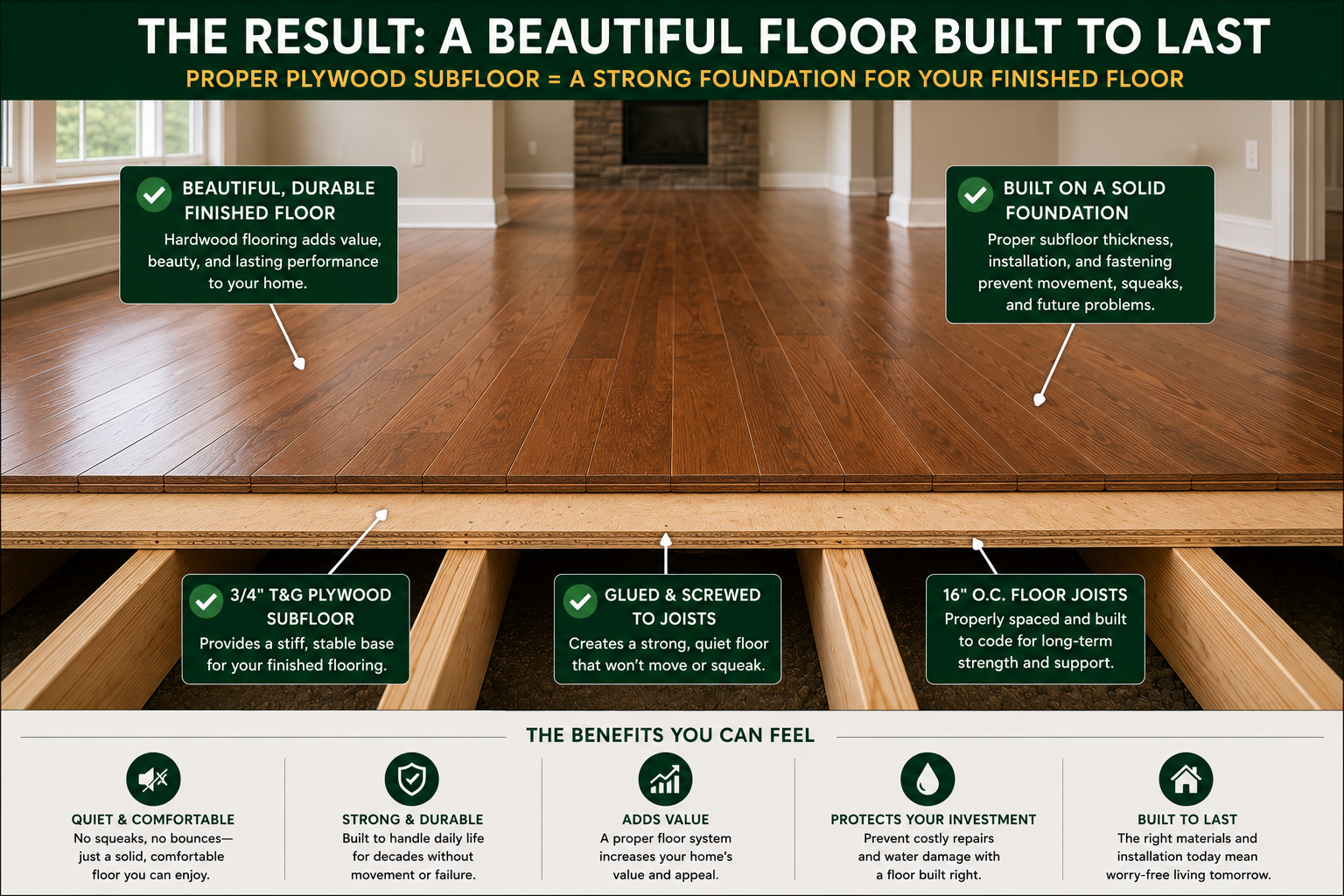 Best Plywood Thickness for Subfloor: Avoid Costly Mistakes | ThePlywood.com