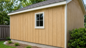 Best plywood for exterior siding installed on a shed wall