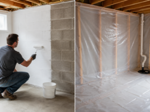 Drylok vs Vapor Barrier: Which Actually Stops Moisture? drylok-vs-vapor-barrier-basement-comparison