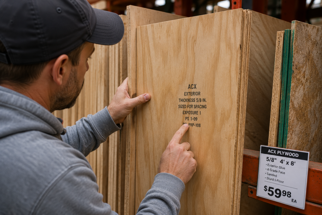 Z-flashing between plywood siding panels to prevent water damage
